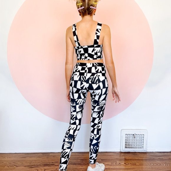 NEW Anthropologie | Hand print workout legging - Picture 10 of 11